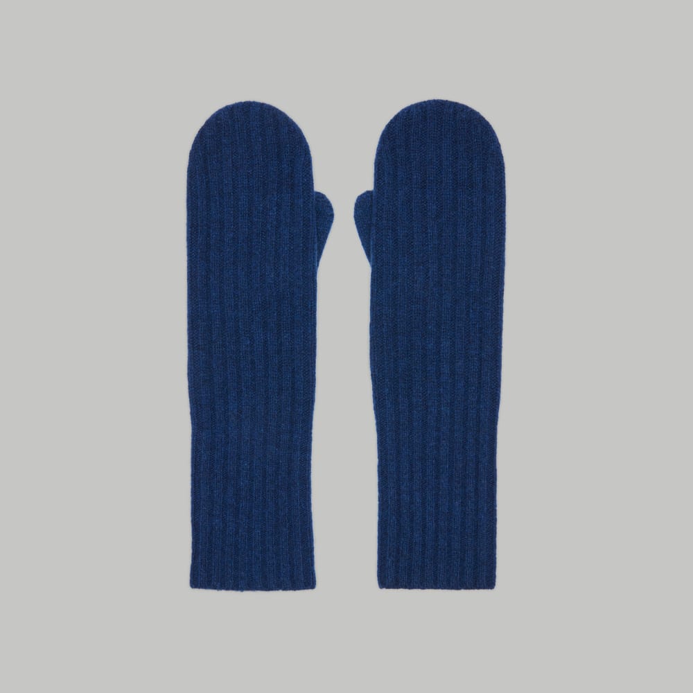 The Cashmere Mittens | Bright Navy - Image 3