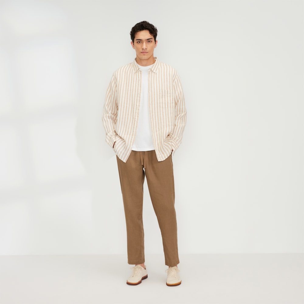 The Linen Easy Pant | Toasted Coconut - Image 6