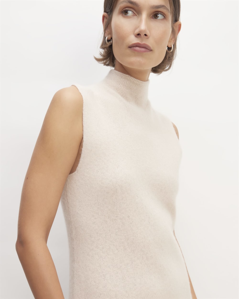 The Cozy-Stretch Sleeveless Midi Dress | Whisper Pink - Image 3