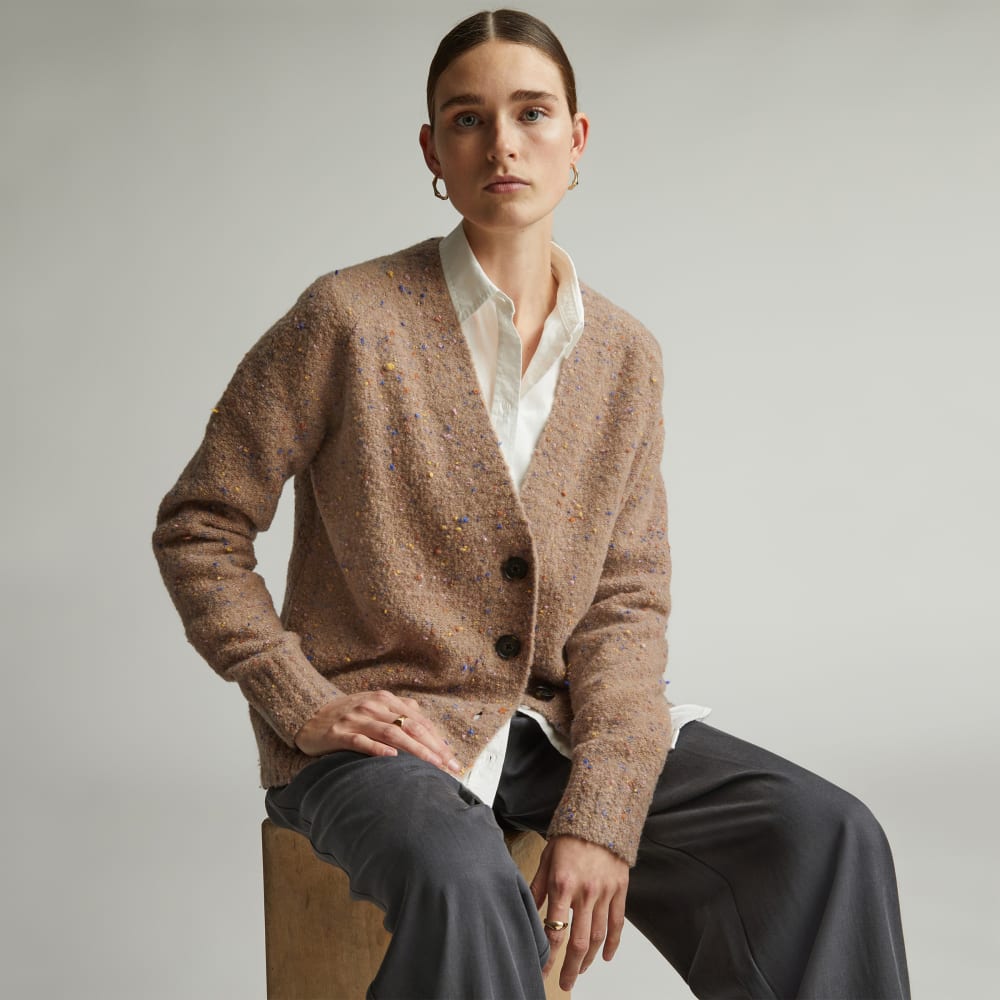 The Confetti Cardigan | Taupe Multi - Image 6