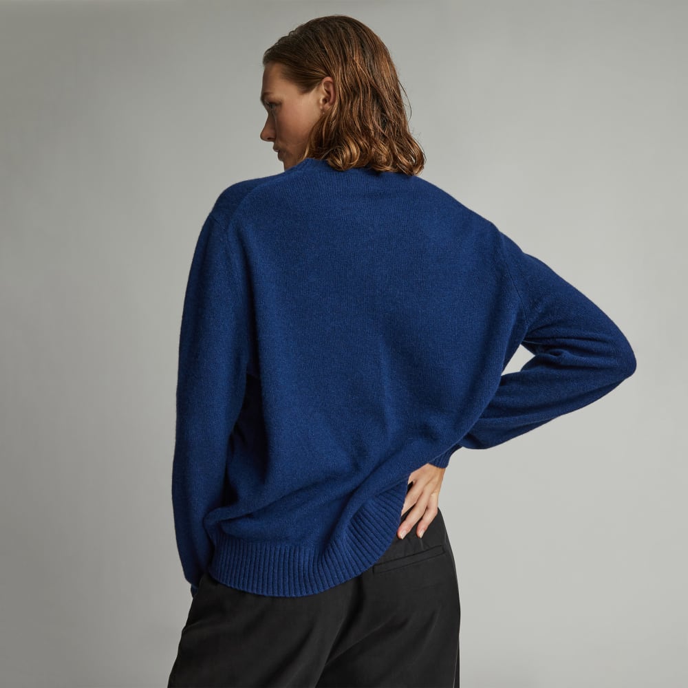 The Everyone Cashmere Crew | Bright Navy - Image 3