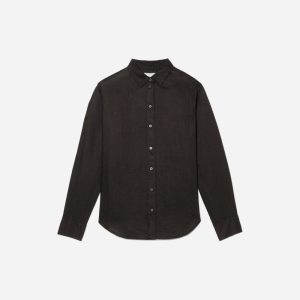 The Must-Have Shirt in Linen | Black