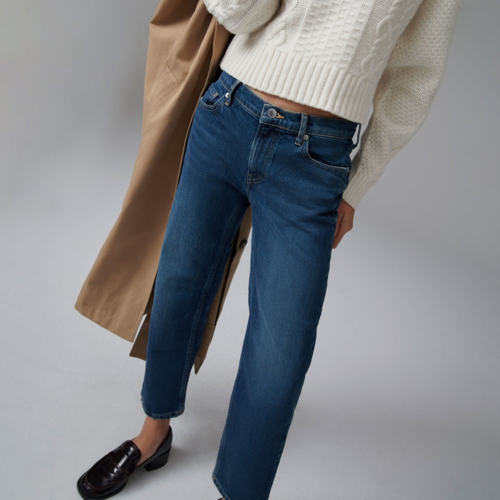 The Low-Rise Shortie Jean | Dark Ink - Image 5