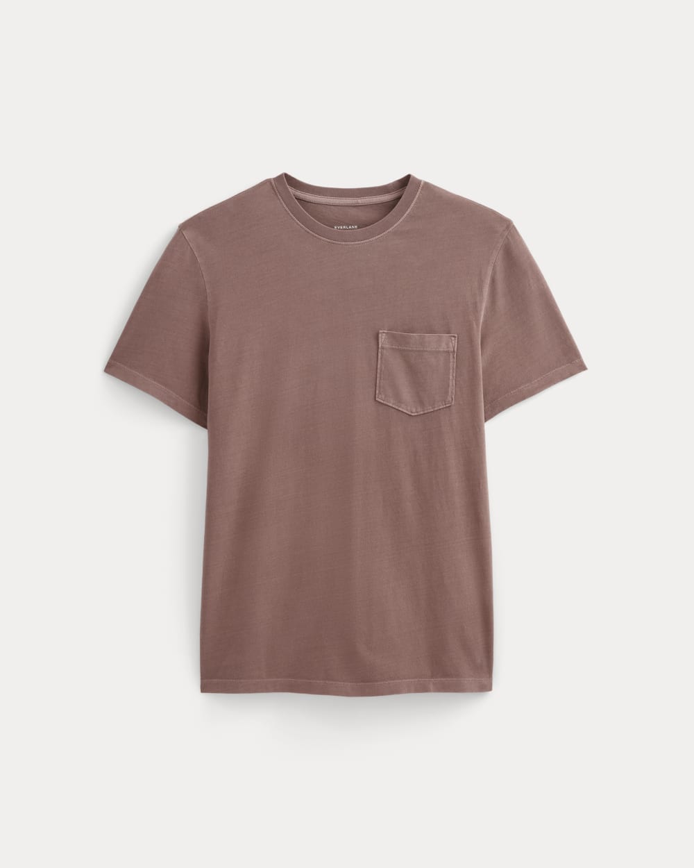 The Essential Organic Garment-Dyed Crew | Brown Garment Dye - Image 2