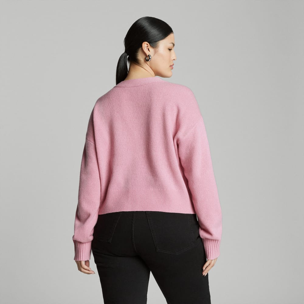 The Cashmere Cardigan | Bubblegum - Image 5