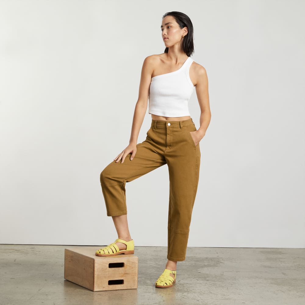 The Utility Barrel Pant | Golden Brown | Regular - Image 10