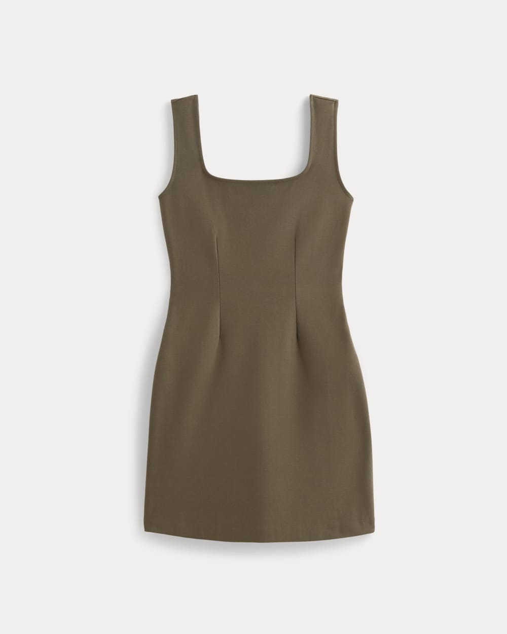 The Dream Square-Neck Dress | Deep Taupe - Image 2