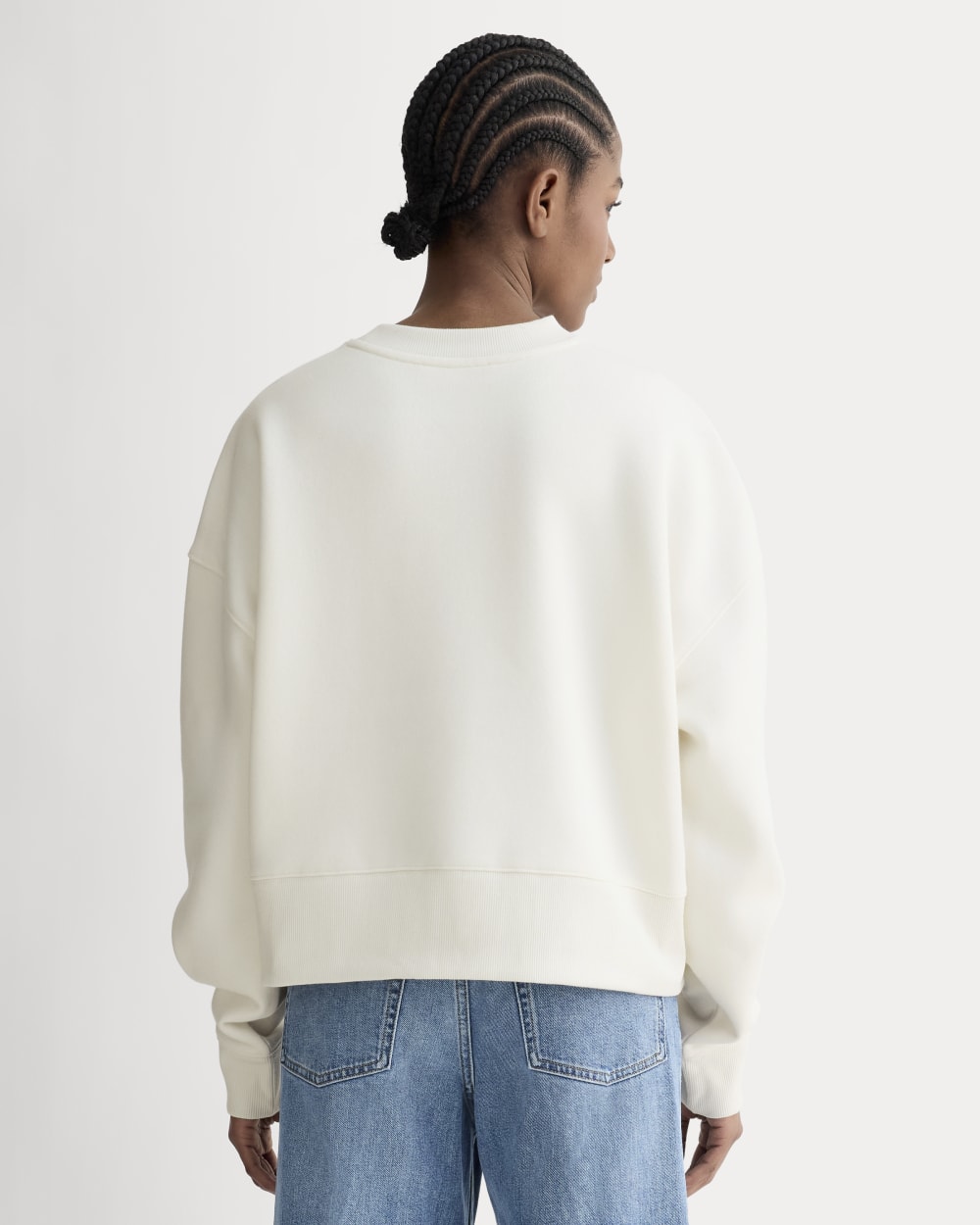 Luxe Fleece Sweatshirt | Bone - Image 5