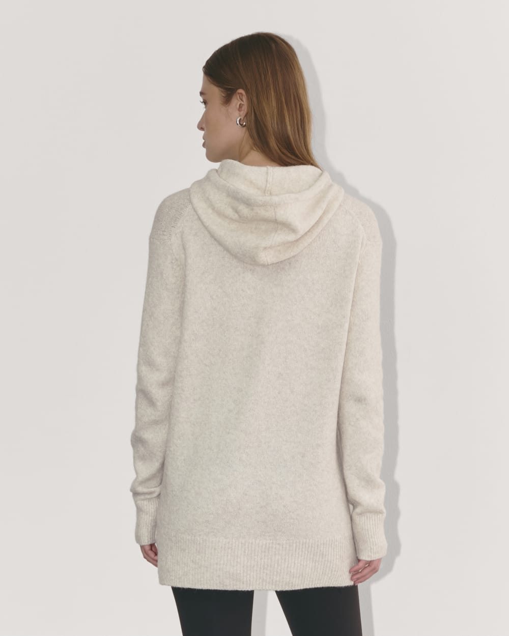 The Oversized Hoodie in Plush Cotton | Heathered Oat - Image 5