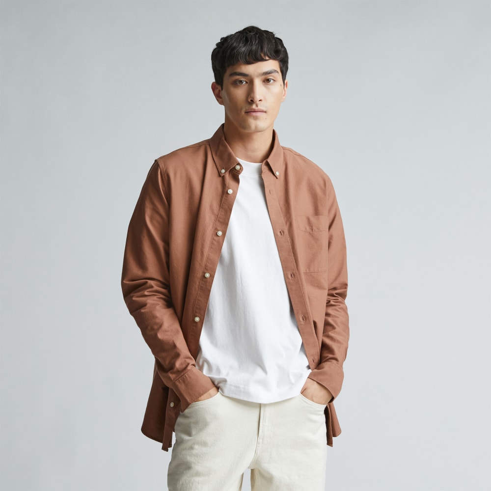 The Classic Oxford Shirt | Carob Brown | Tall