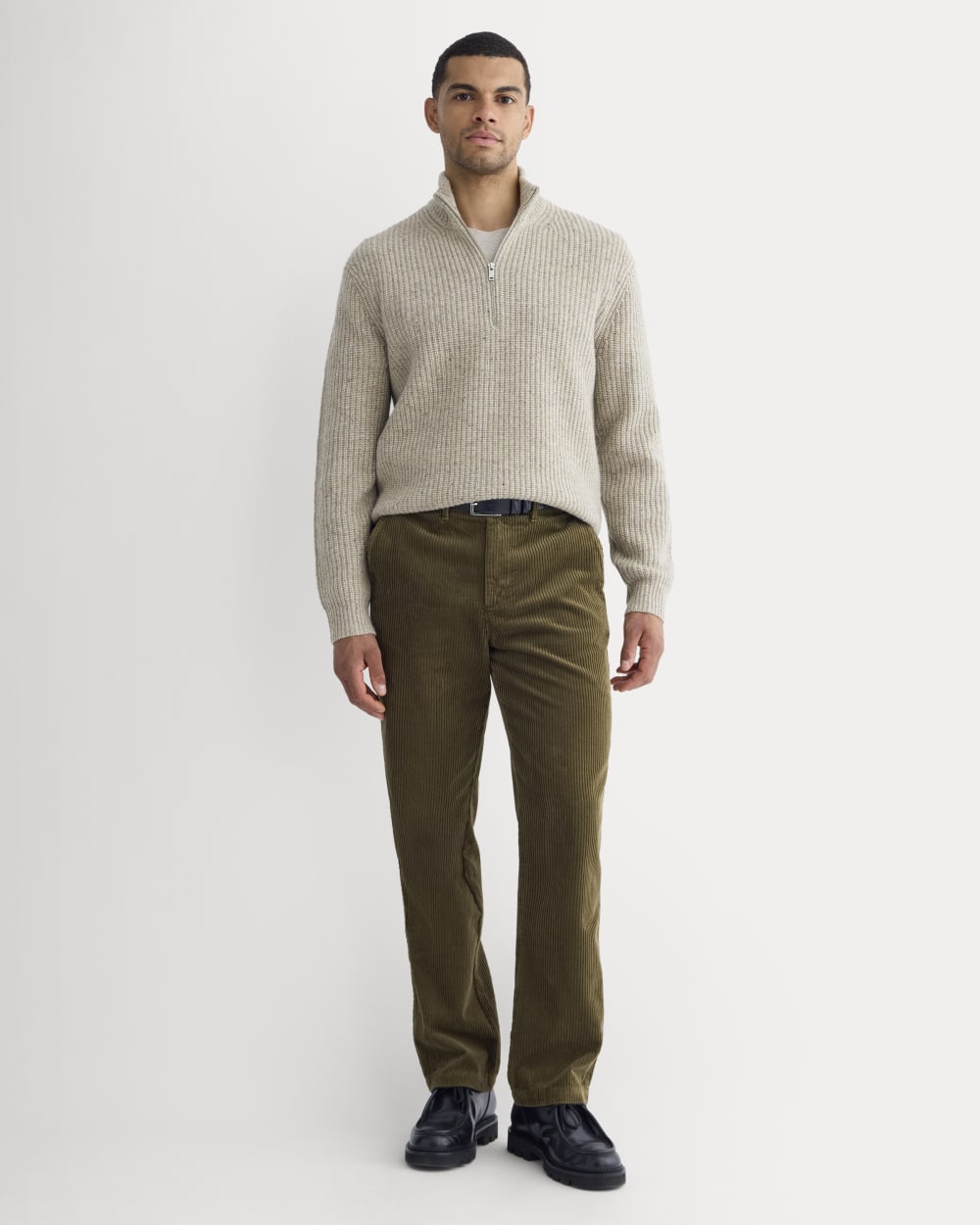 Wide Wale Corduroy Trouser | Beech