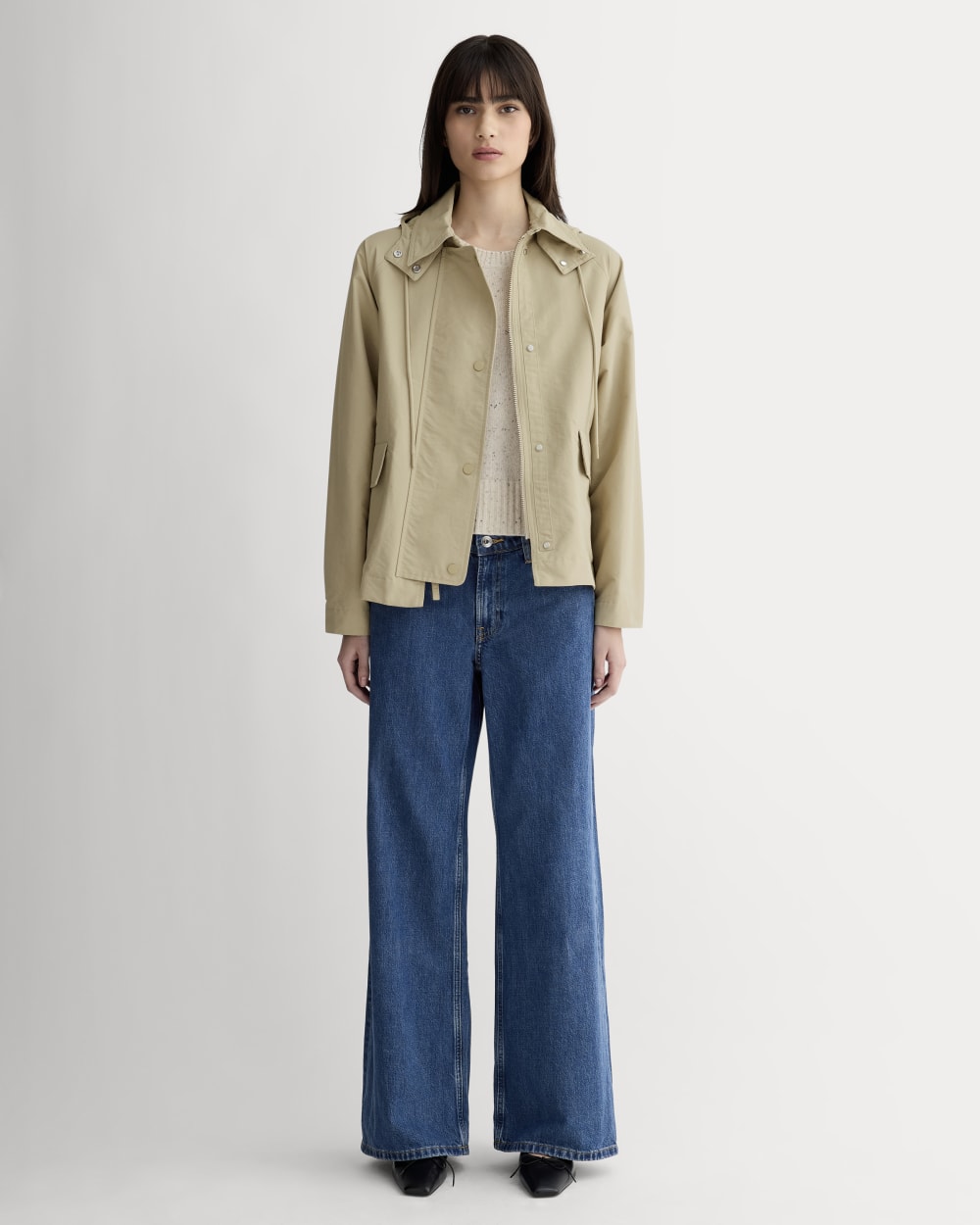 The Short Anorak | Trench Coat Khaki - Image 3