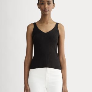 The Fine Knit Cami | Black