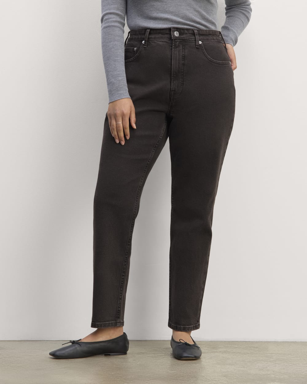 The Cheeky Hourglass Jean | Washed Black | 28.5 Inseam - Image 3