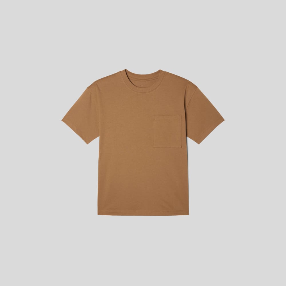 The Organic Cotton Relaxed Pocket Tee | Toasted Coconut - Image 2
