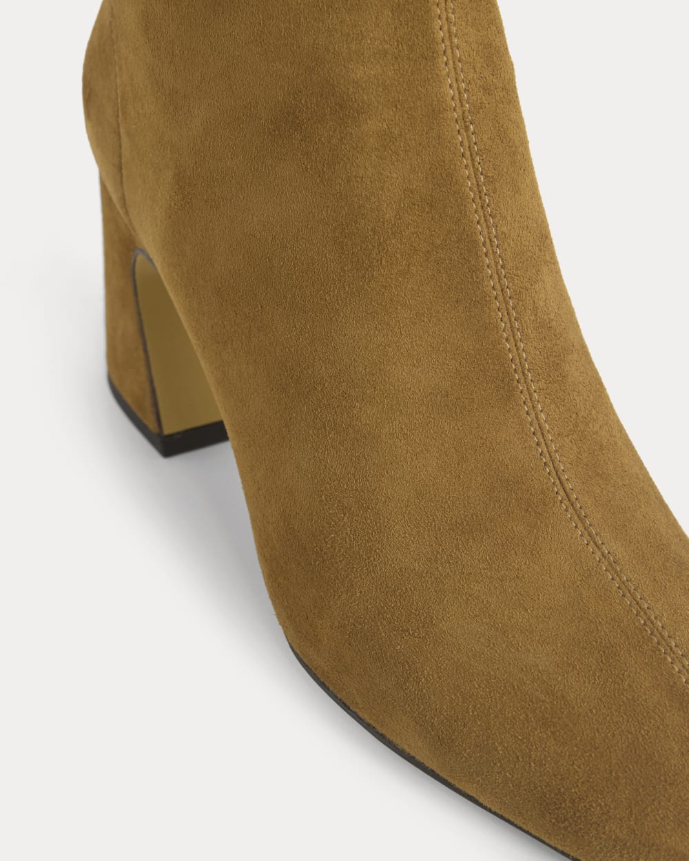 Leather Curved-Heel Boot | Russet - Image 6