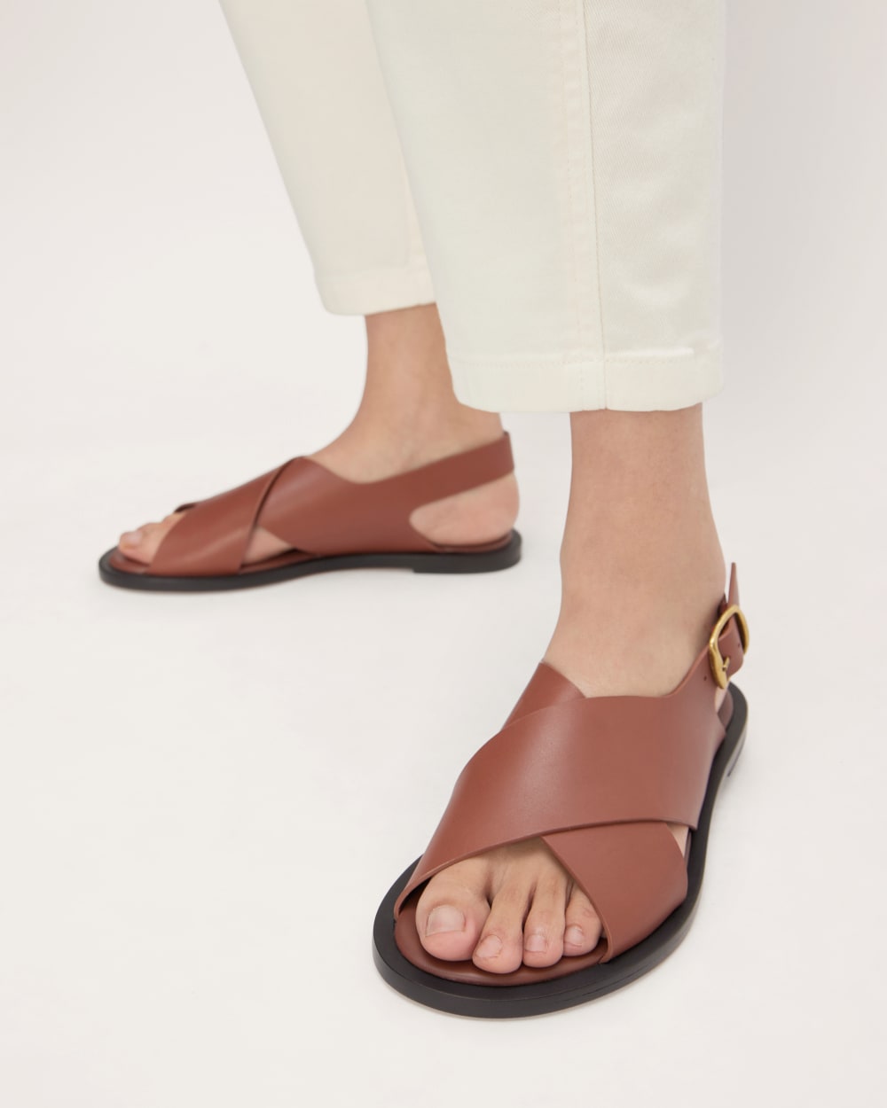 The City Crossover Sandal | Rum - Image 2