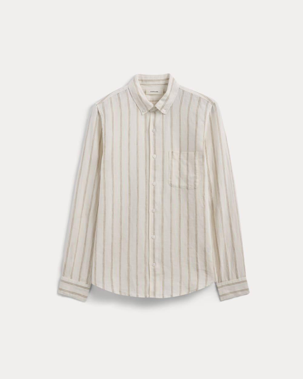 The Classic Shirt in Linen | Bone / Cornstalk - Image 2