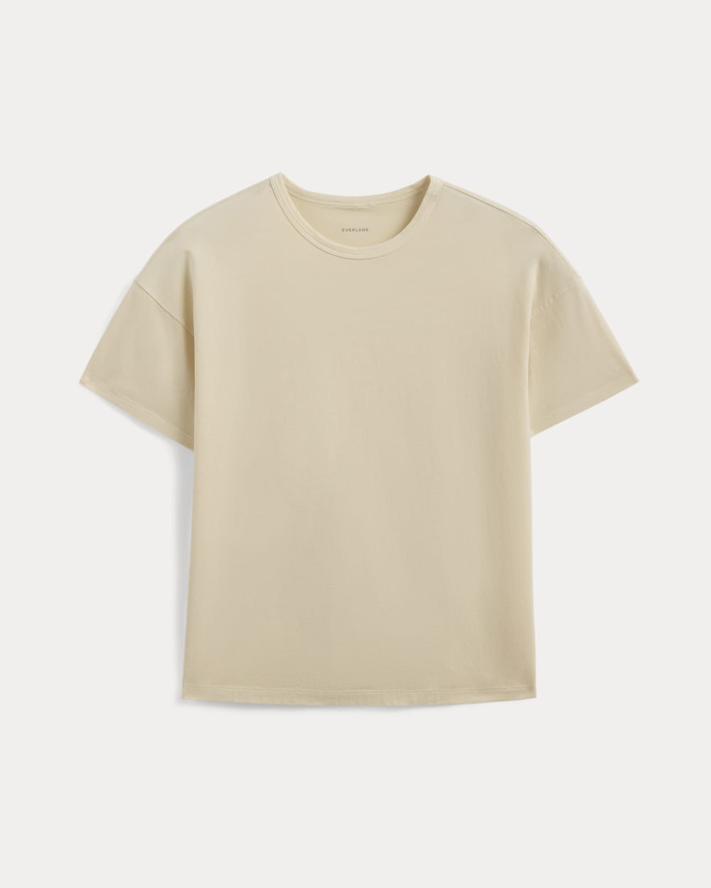 The Boyfriend Tee in Essential Cotton | Parchment - Image 2