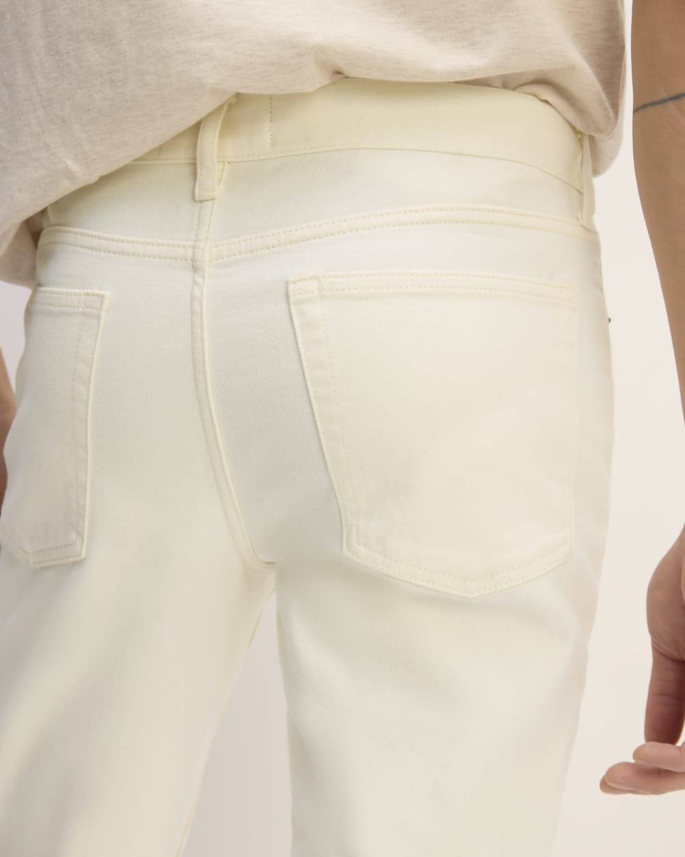 The Organic Cotton Slim-Fit Jean | Calico Ecru - Image 5