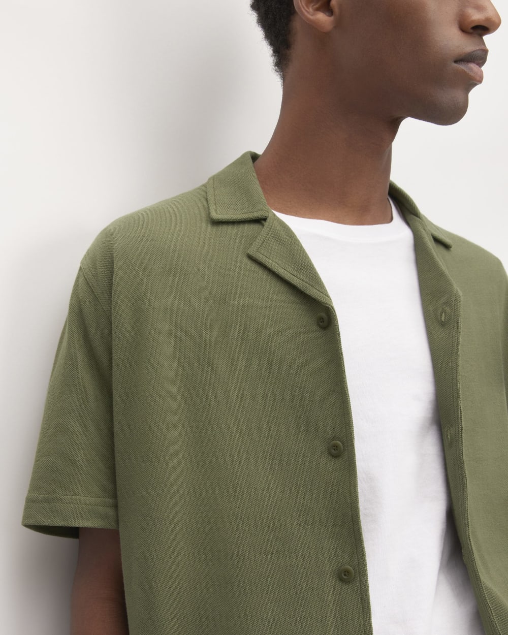 The Pique Short-Sleeve Shirt | Kalamata - Image 4