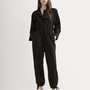 The Utility Drawstring Jumpsuit | Black