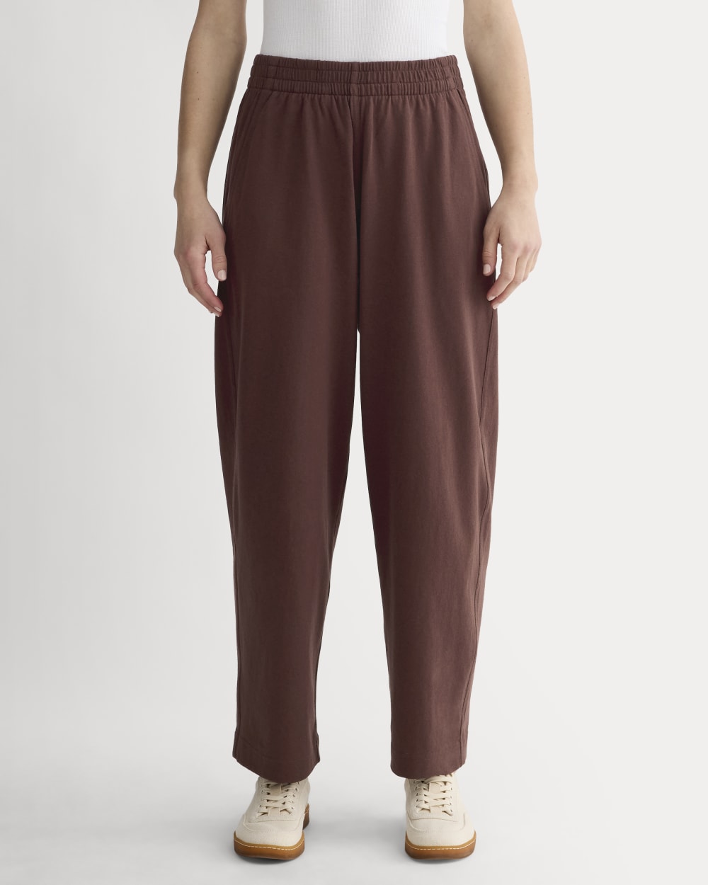 The Off-Duty Barrel Pant | Dark Mahogany - Image 3