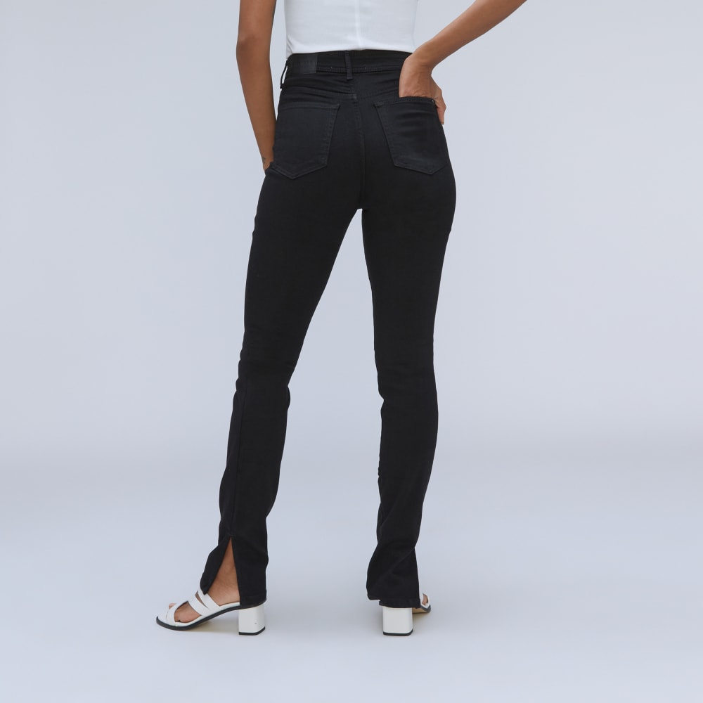 The Way-High® Skinny Split Hem Jean | Black - Image 3