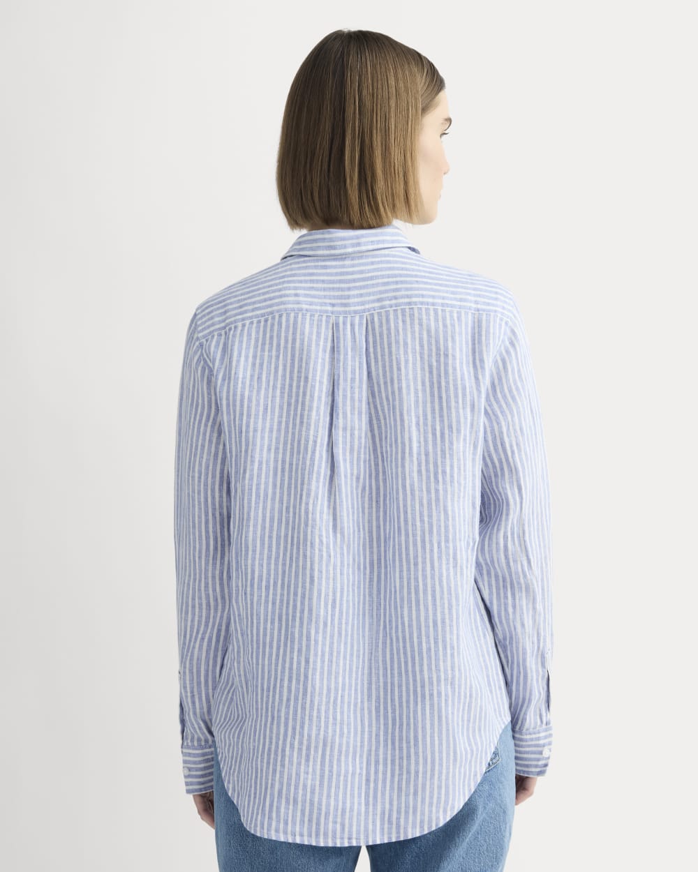 The Must-Have Shirt in Linen | Bluebell / Bone - Image 5