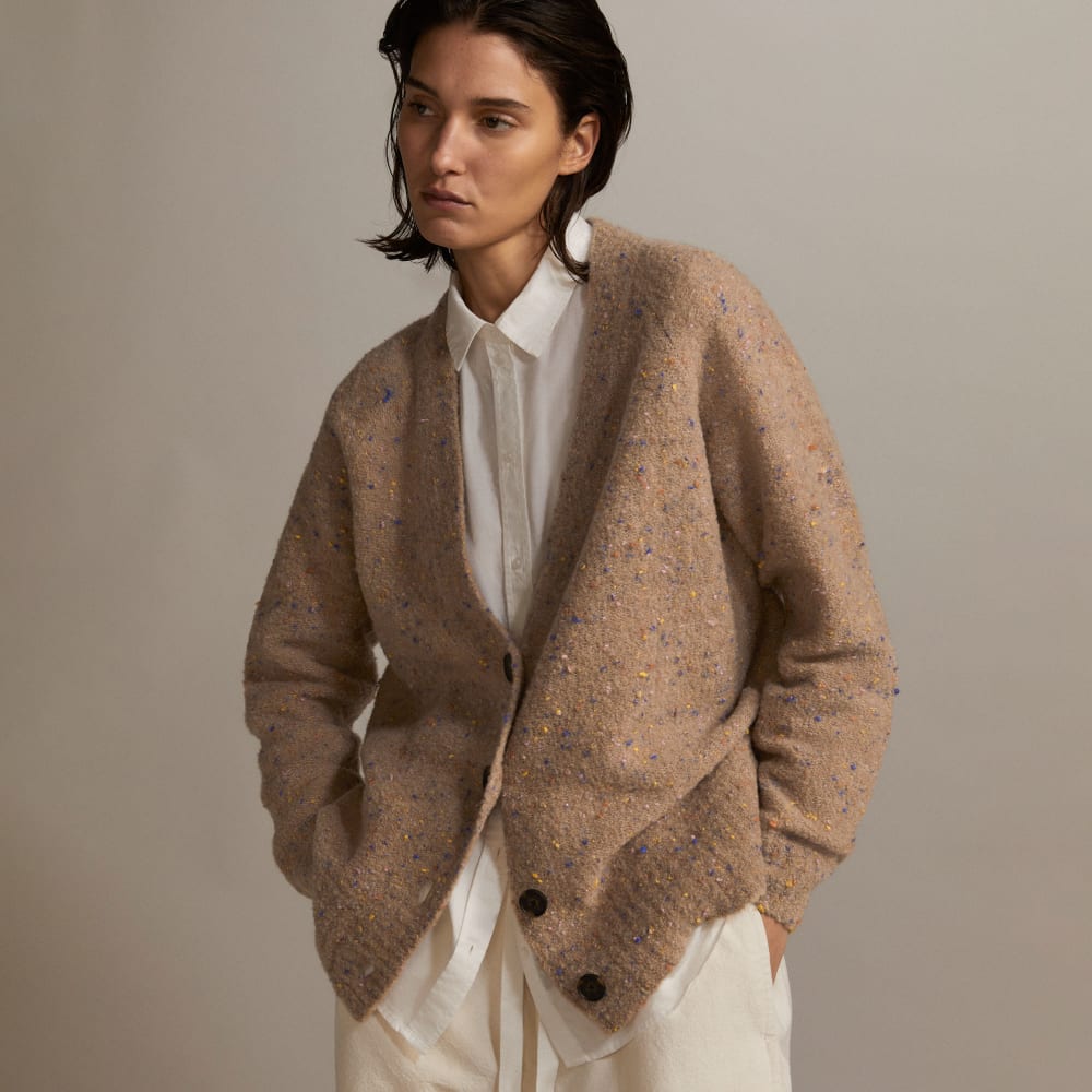 The Confetti Cardigan | Taupe Multi - Image 7