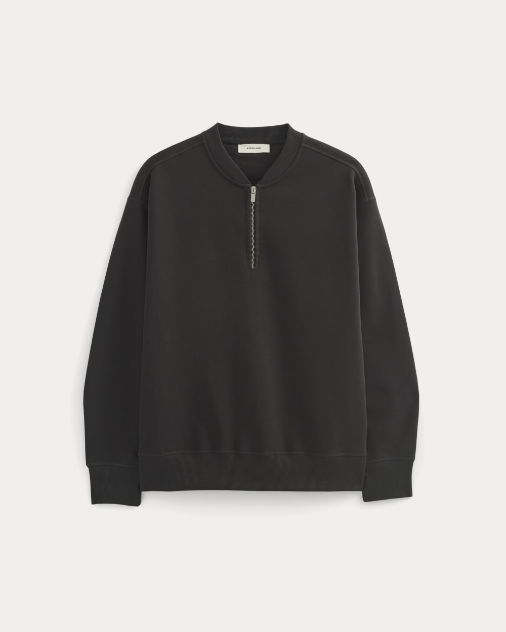 Luxe Fleece Half-Zip Pullover | Black - Image 2