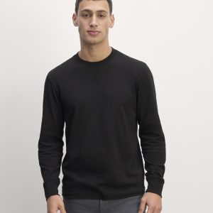 The Premium-Weight Relaxed Crew | Black
