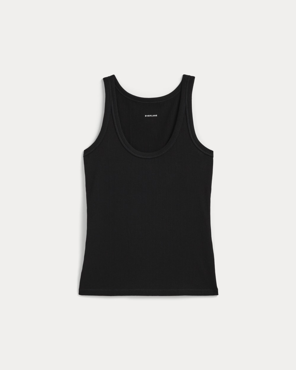 The Shimmy Scoop-Neck Tank | Black - Image 2