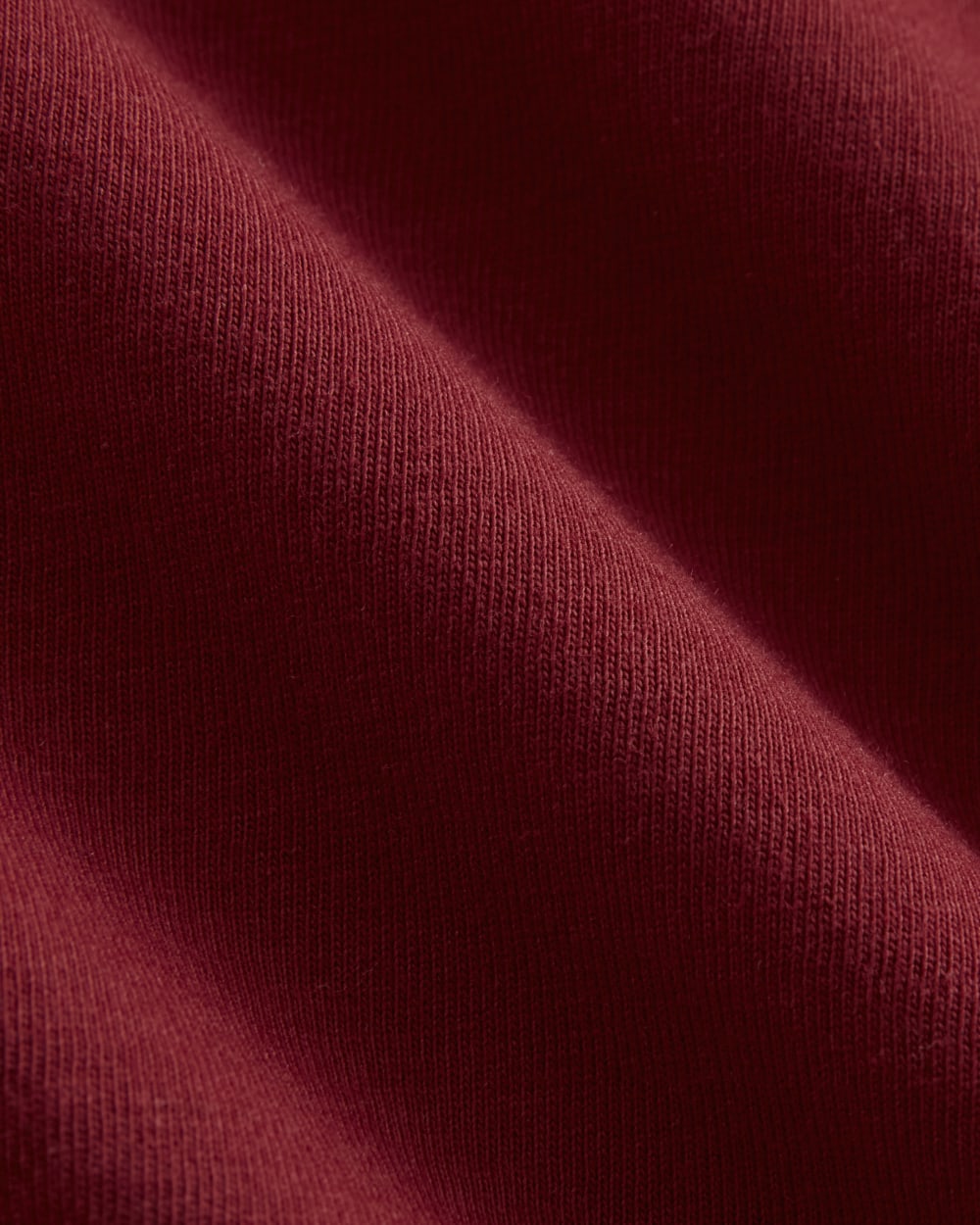 The Box-Cut Tee in Essential Cotton | Merlot | No Pocket - Image 5