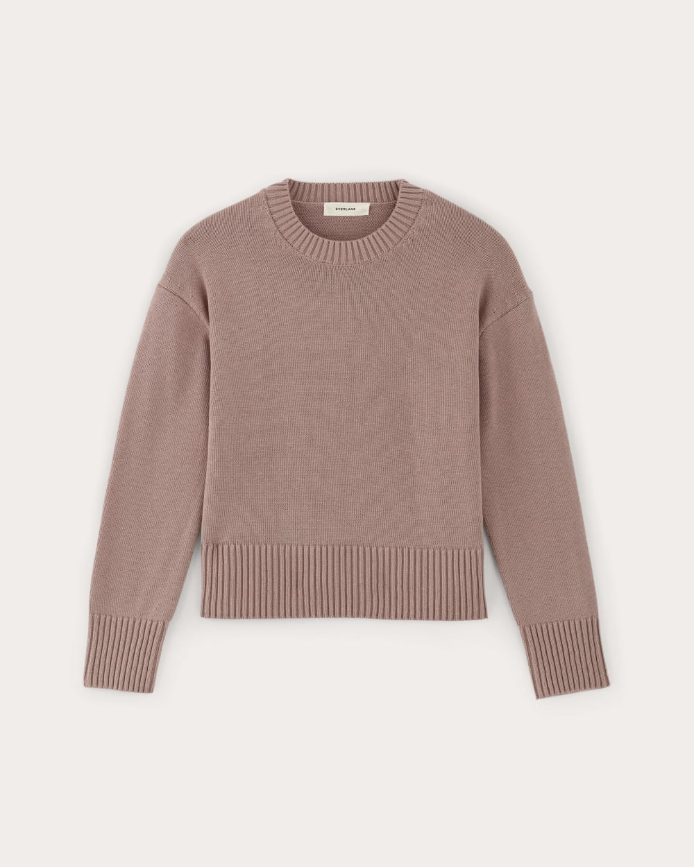 The Boxy Sweater in Everyday Cotton | Dusty Rose - Image 2