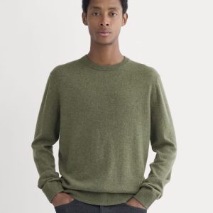 The Cashmere Crew | Heathered Deep Lichen