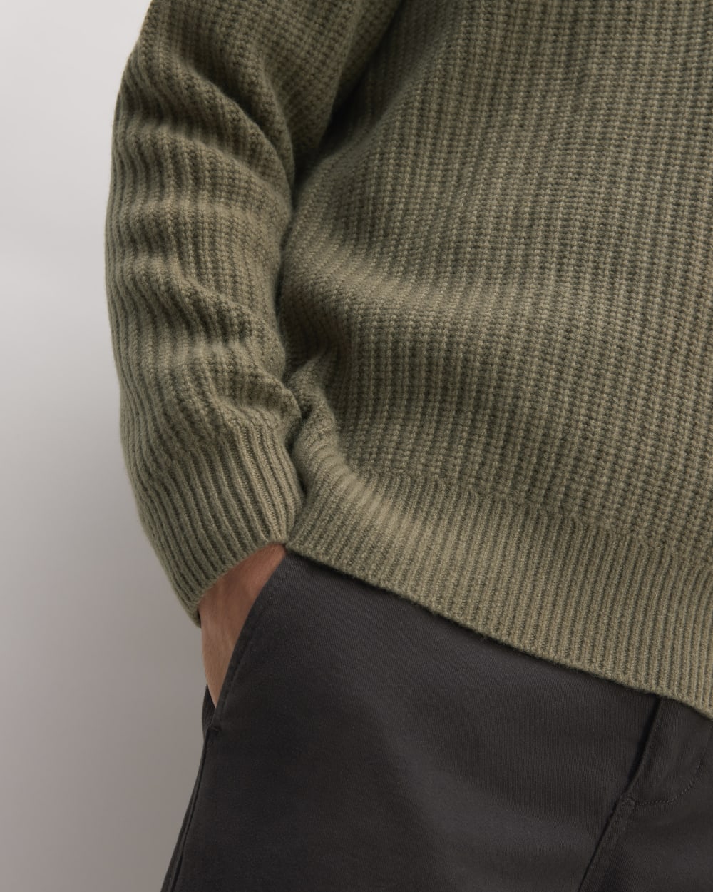 The Felted Merino Half-Zip Sweater | Kalamata - Image 5