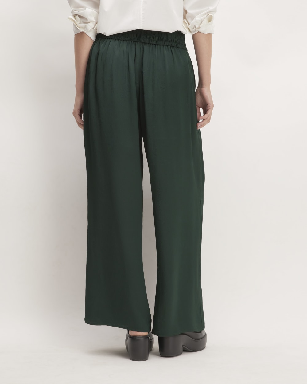 The Satin Pull-On Pant | Scarab - Image 6