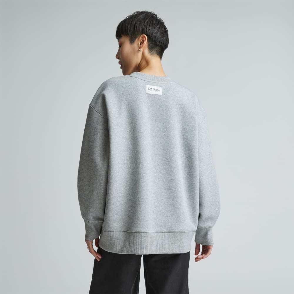 The ReTrack Oversized Crew | Heather Grey - Image 3