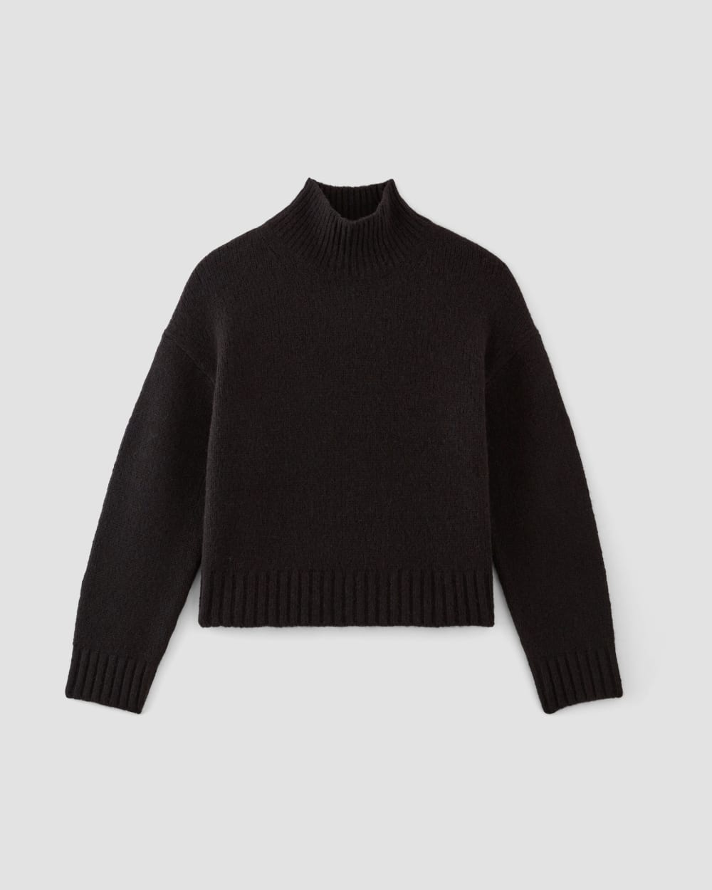 The Cloud Oversized Turtleneck | Black - Image 2