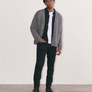 The Cloud Relaxed Cardigan | Heather Charcoal