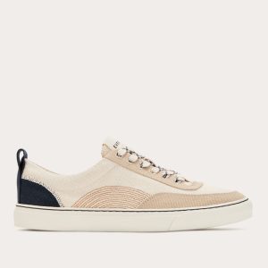 The Tread-Bare Sneaker | Natural Canvas / Dark Sapphire / Argan Oil