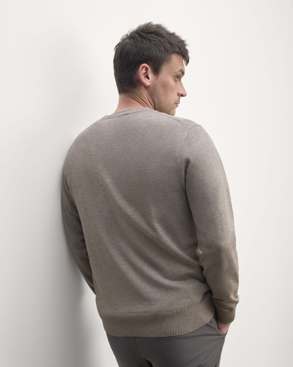 The No-Sweat Sweater | Uniform | Taupe Melange - Image 6