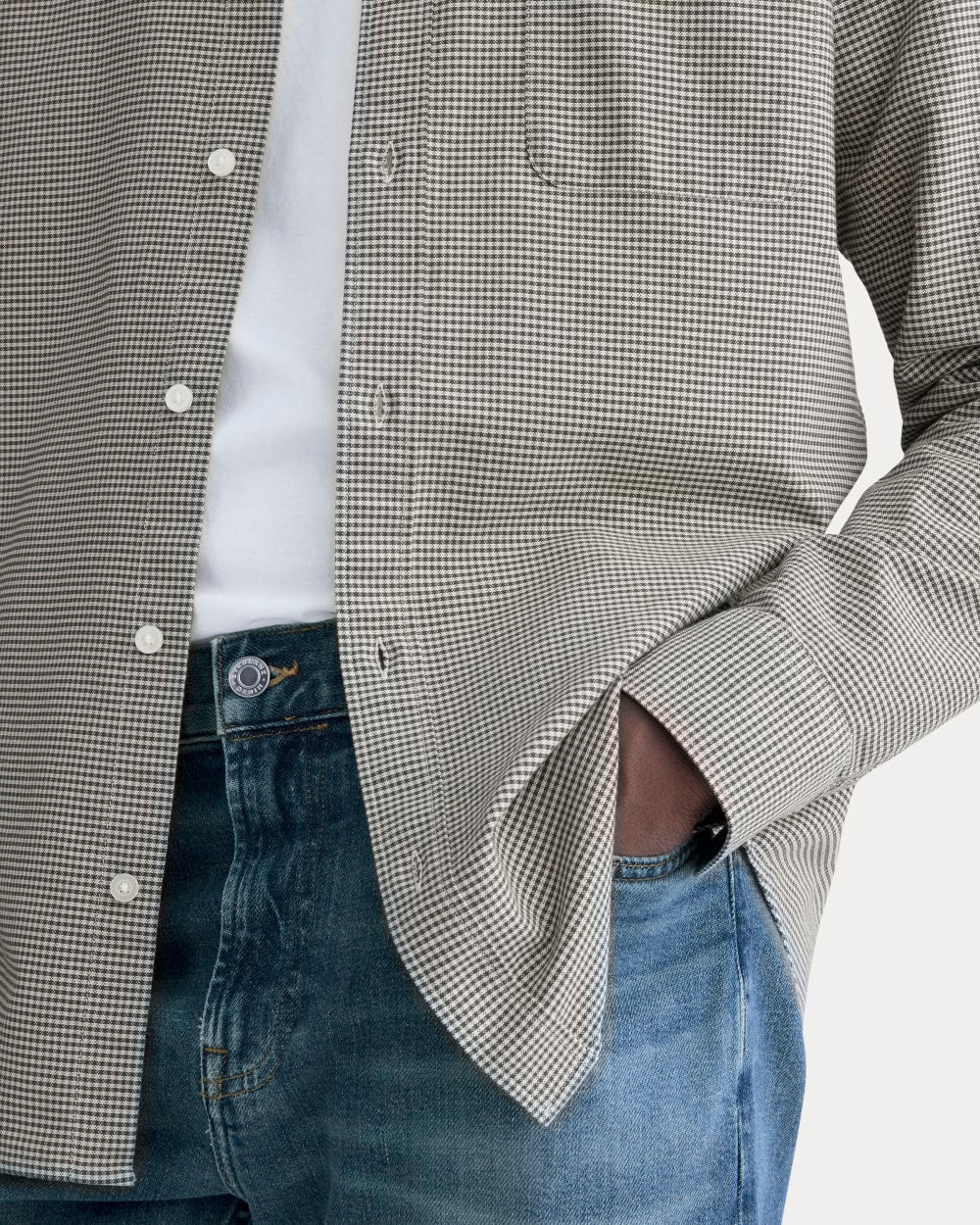 The Slim Oxford Shirt | Forest Night Gingham | Standard - Image 4