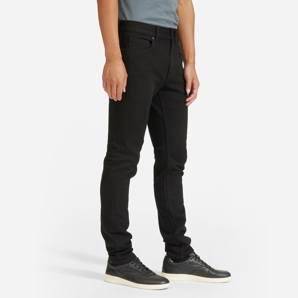 The Skinny 4-Way Stretch Organic Jean | Uniform | Black - Image 4