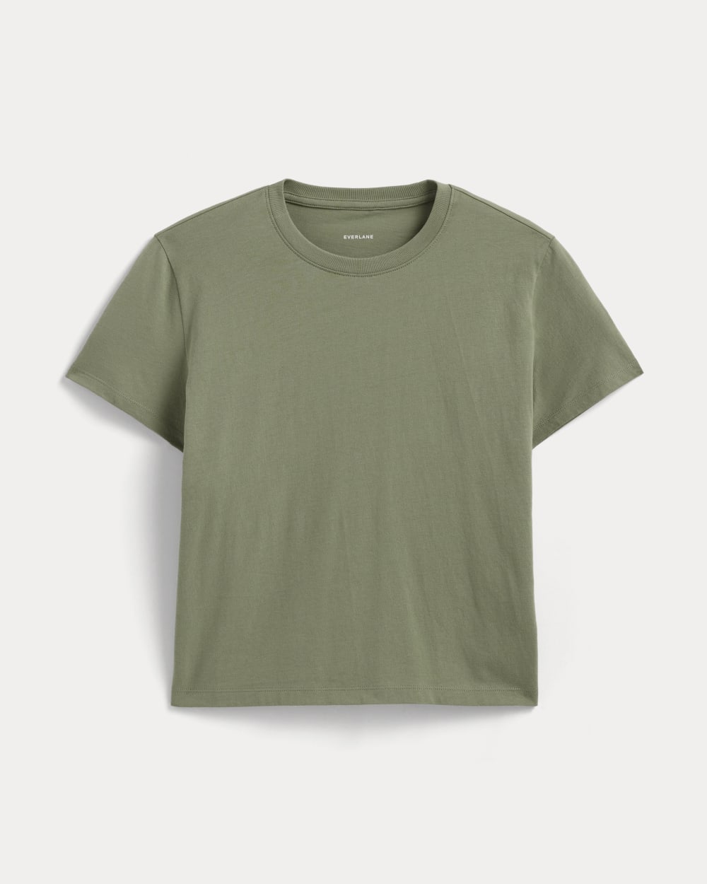 The Box-Cut Tee in Essential Cotton | Sagebrush | No Pocket - Image 2