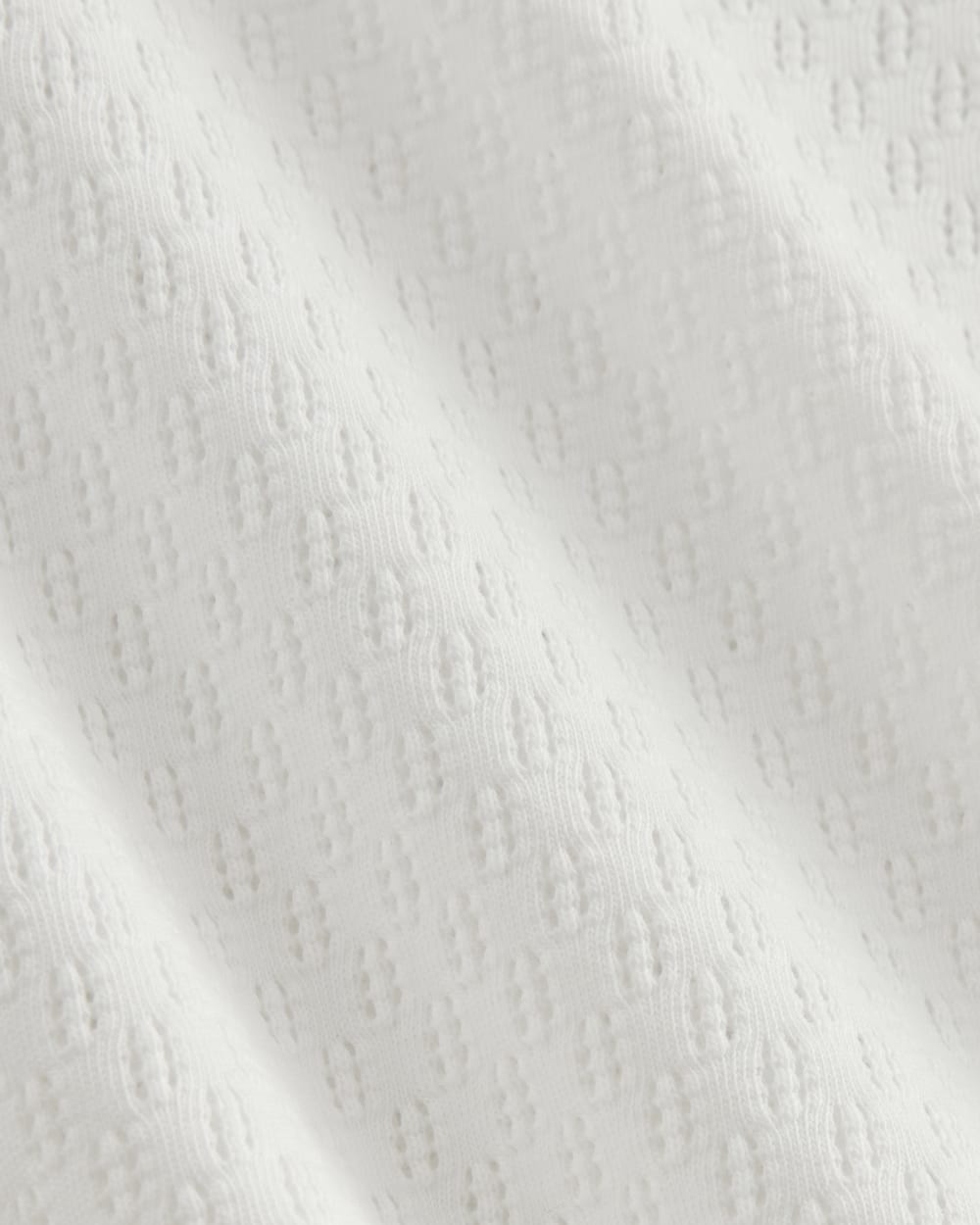 The Pointelle Scoop-Neck Top | White - Image 6