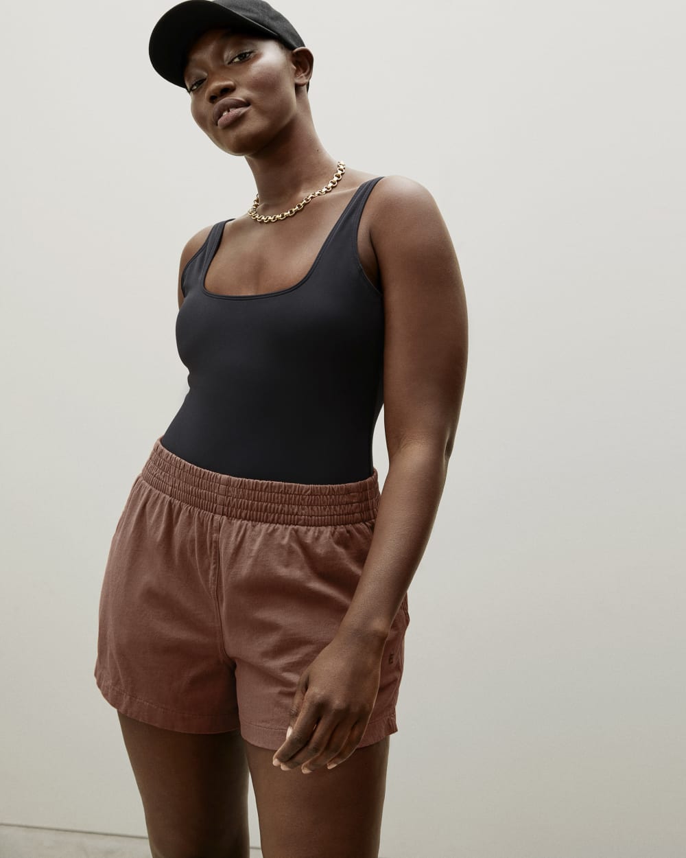 The Retro Jersey Short | Caramel - Image 4
