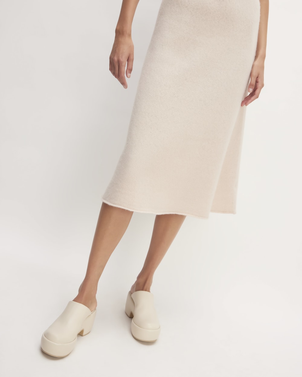 The Cozy-Stretch Sleeveless Midi Dress | Whisper Pink - Image 5