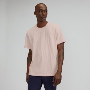 The Cotton Slub Crew | Petal Pink